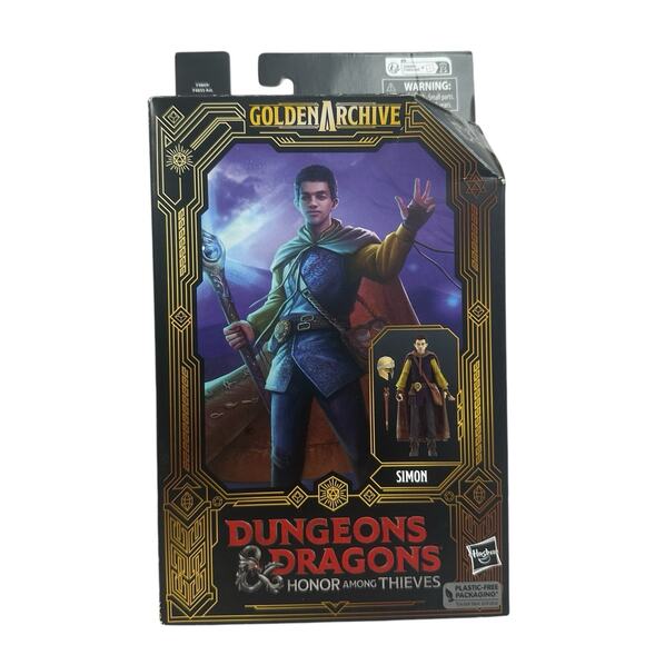 Dungeons and Dragons Honor Among Thieves Golden Archive Simon 6 in Action Figure - Picture 4 of 6